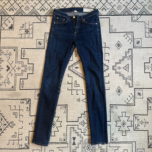 Rag & bone Blue High Rise Skinny Jeans Size 26